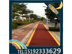 上海彩色路面噴涂劑打造彩色景觀路