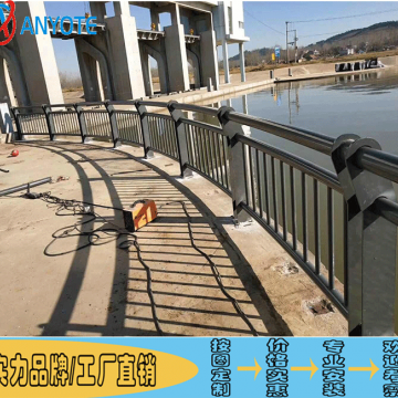 農場河道仿木護欄 清遠新農村景觀護