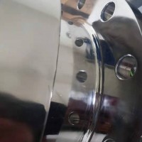 DN250全不銹鋼電磁流量計四氟襯里完美焊接2