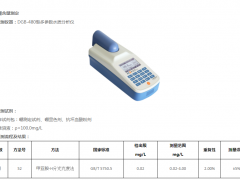 上海儀電科學儀器水質中硼含量的測定